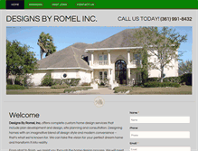 Tablet Screenshot of designsbyromel.com